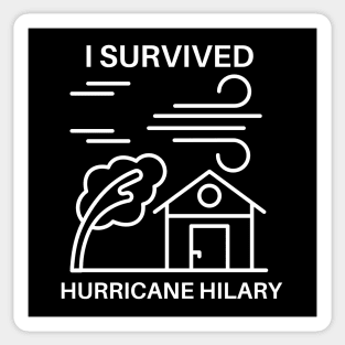 I Survived Hurricane Hilary Sticker